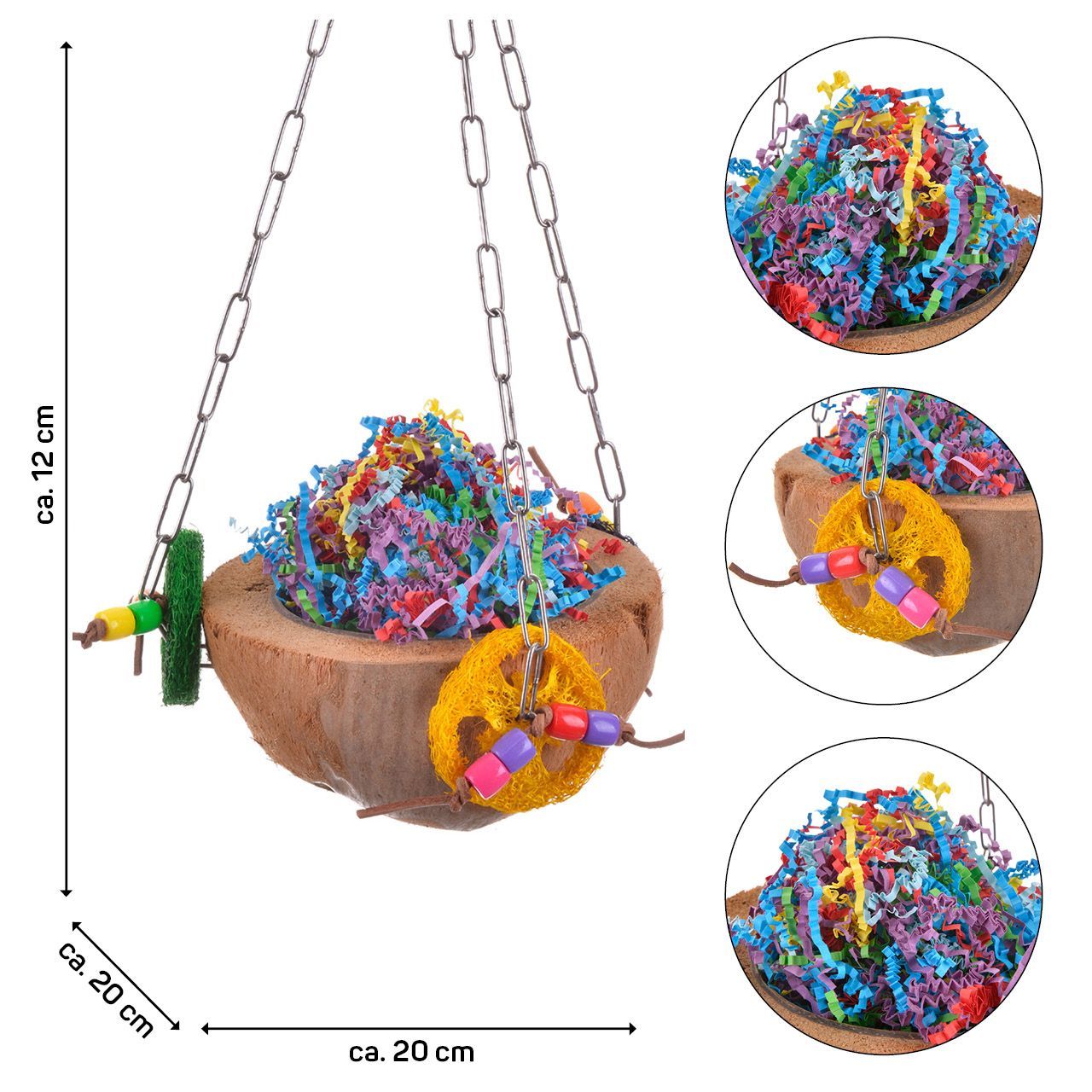 Coco-Pyramide der Schaukel- und Versteckspass Coco-Pyramide der Schaukel- und Versteckspass