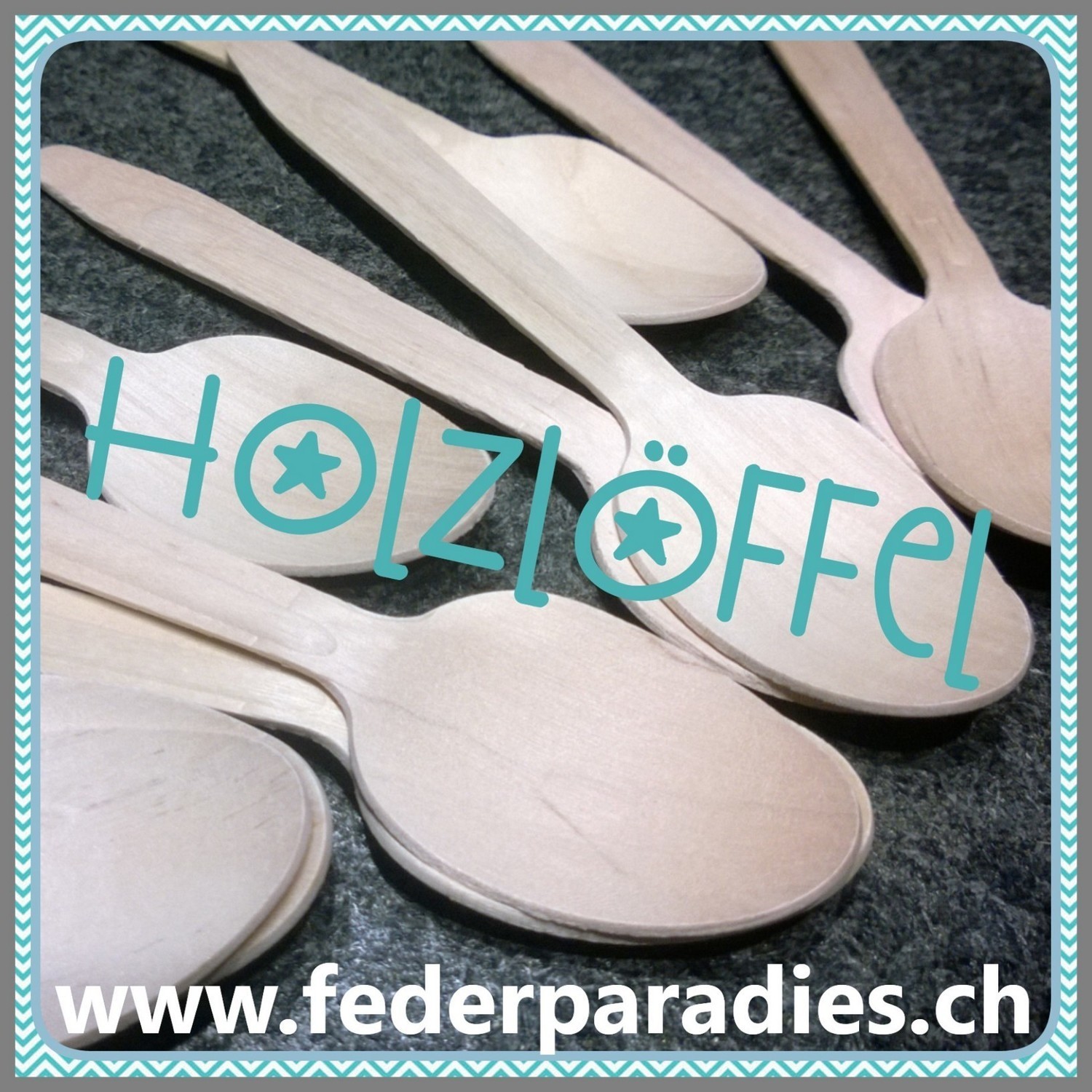 Holzlöffel, 10 Stück