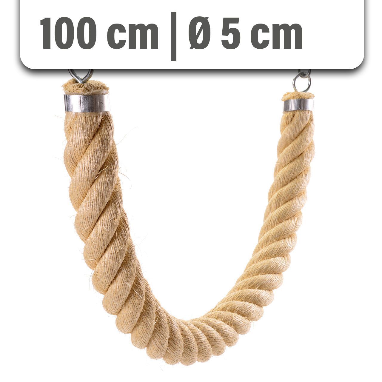 Sisal Seil 100 cm x 5 cm natur