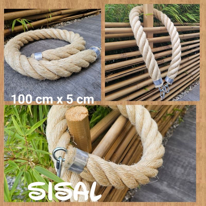 Sisal Seil 100 cm x 5 cm natur Sisal Seil 100 cm x 5 cm natur