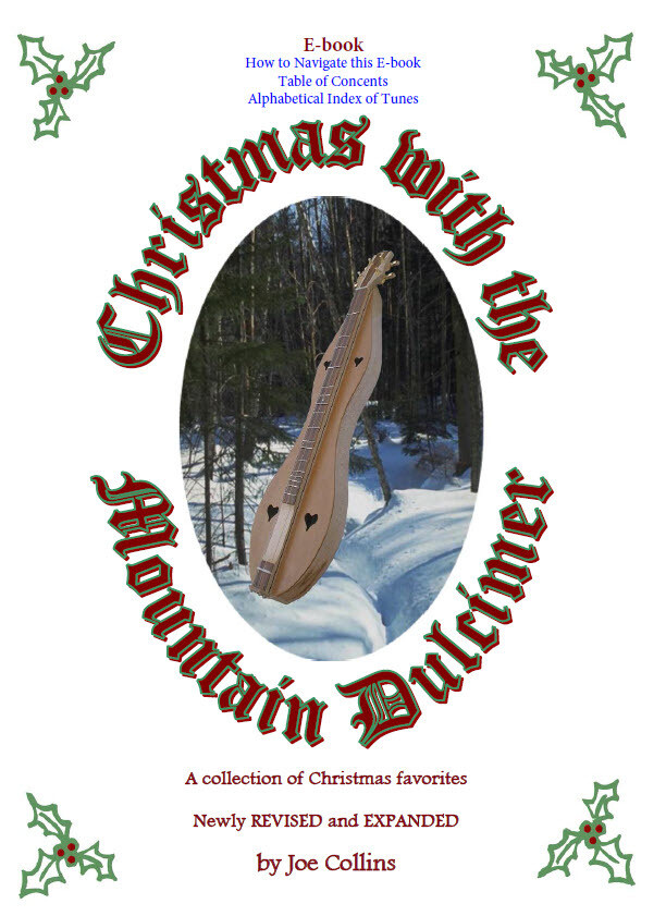 E-book Version of Christmas w/ the Mtn Dulcimer - Volume 1