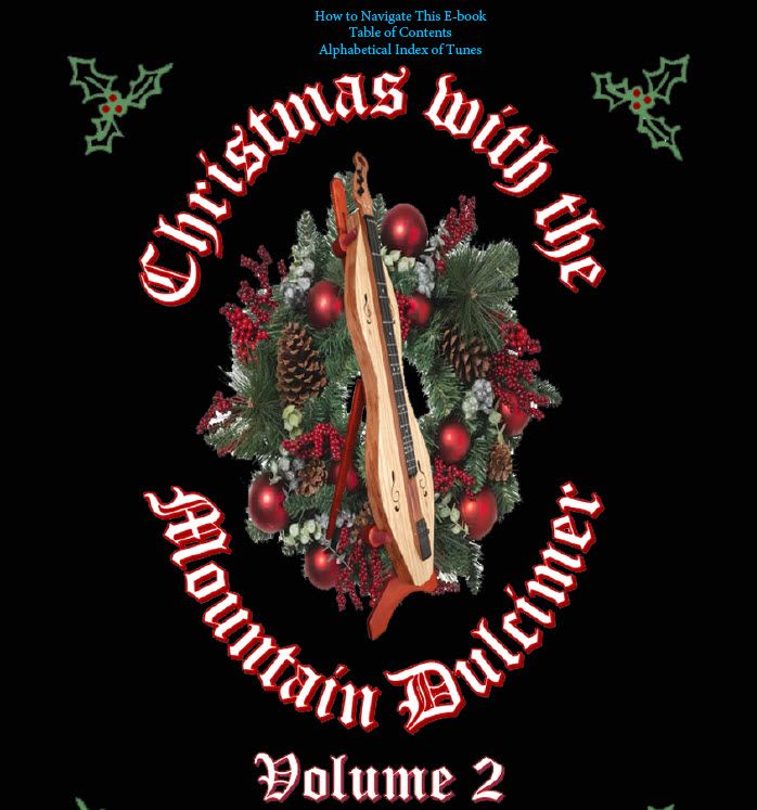E-book Version of Christmas w/ the Mtn Dulcimer-Vol 2