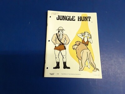 Jungle Hunt by Taito Instruction Manual