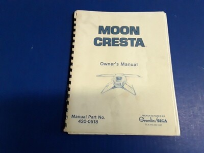 Moon Cresta by SEGA Owner&#39;s Manual