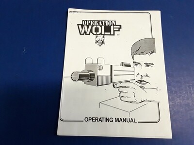 Operation Wolf by Taito Operating Manual