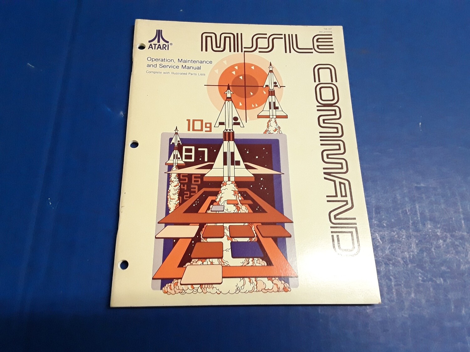 Missile Command Operation, Maintenance &amp; Service Manual by Atari