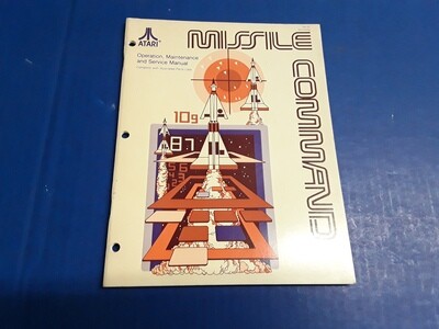 Missile Command Operation, Maintenance &amp; Service Manual by Atari