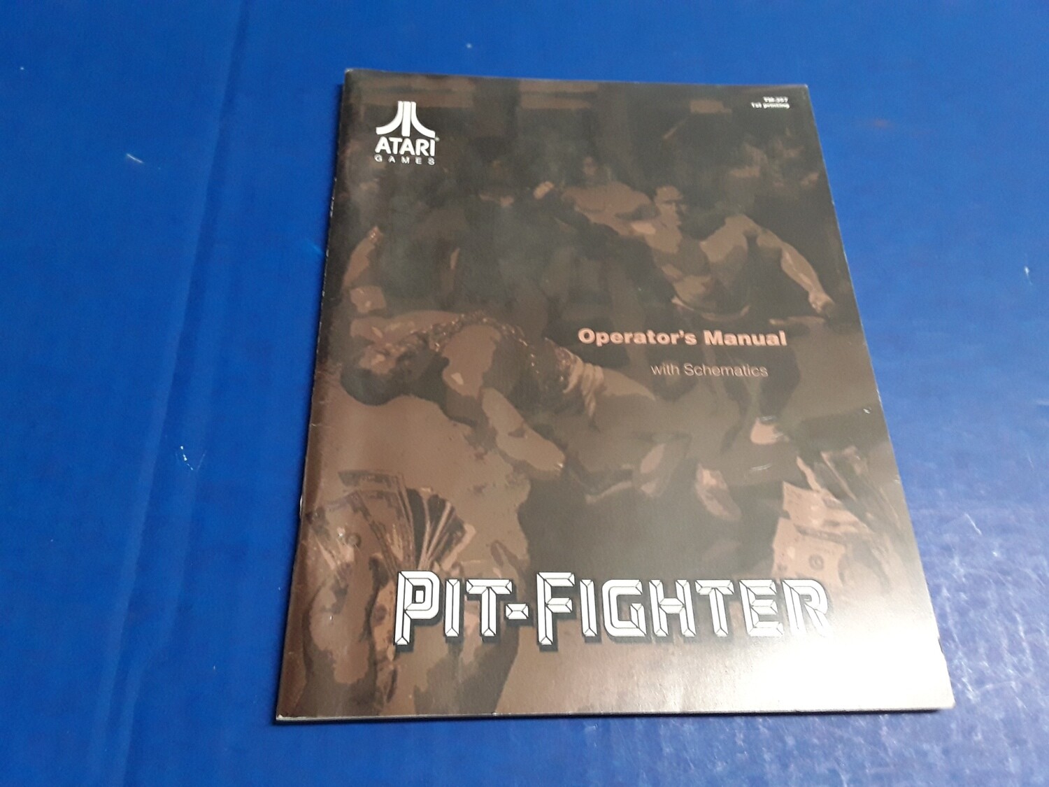 Pit Fighter Operator&#39;s Manual with Schematics by Atari