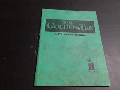 Golden Tee Fore! 2002 Installation Manual