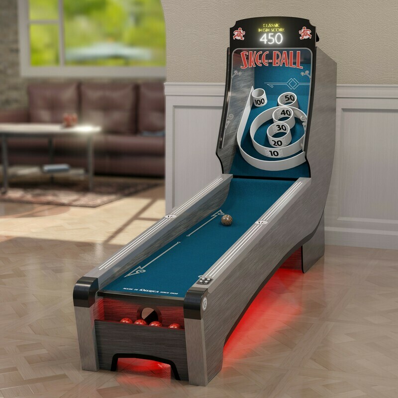 HOME ARCADE PREMIUM SKEE-BALL WITH INDIGO CORK-PRE-ORDER ONLY
