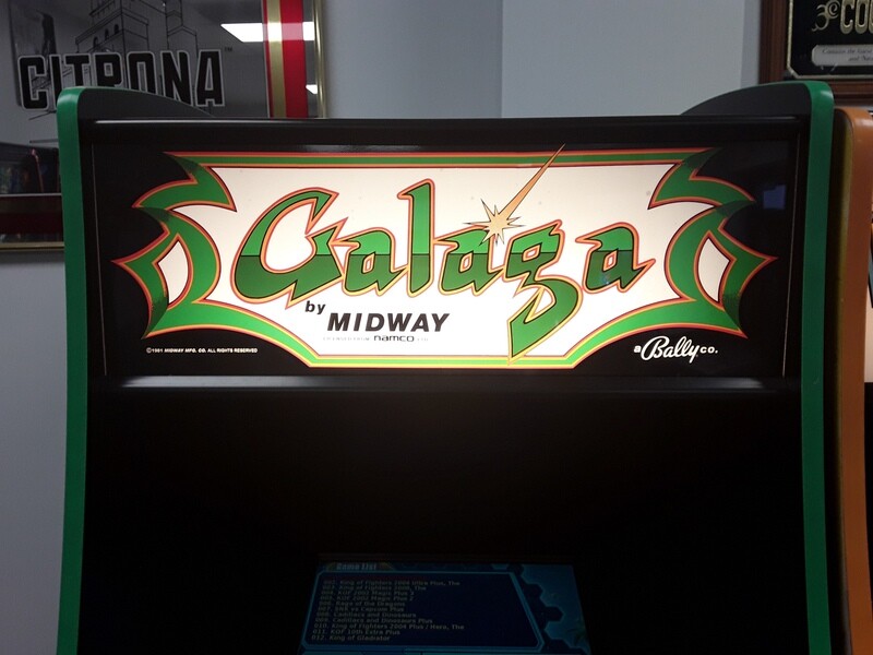 750 Games in 1 Multicade in Galaga Cabinet