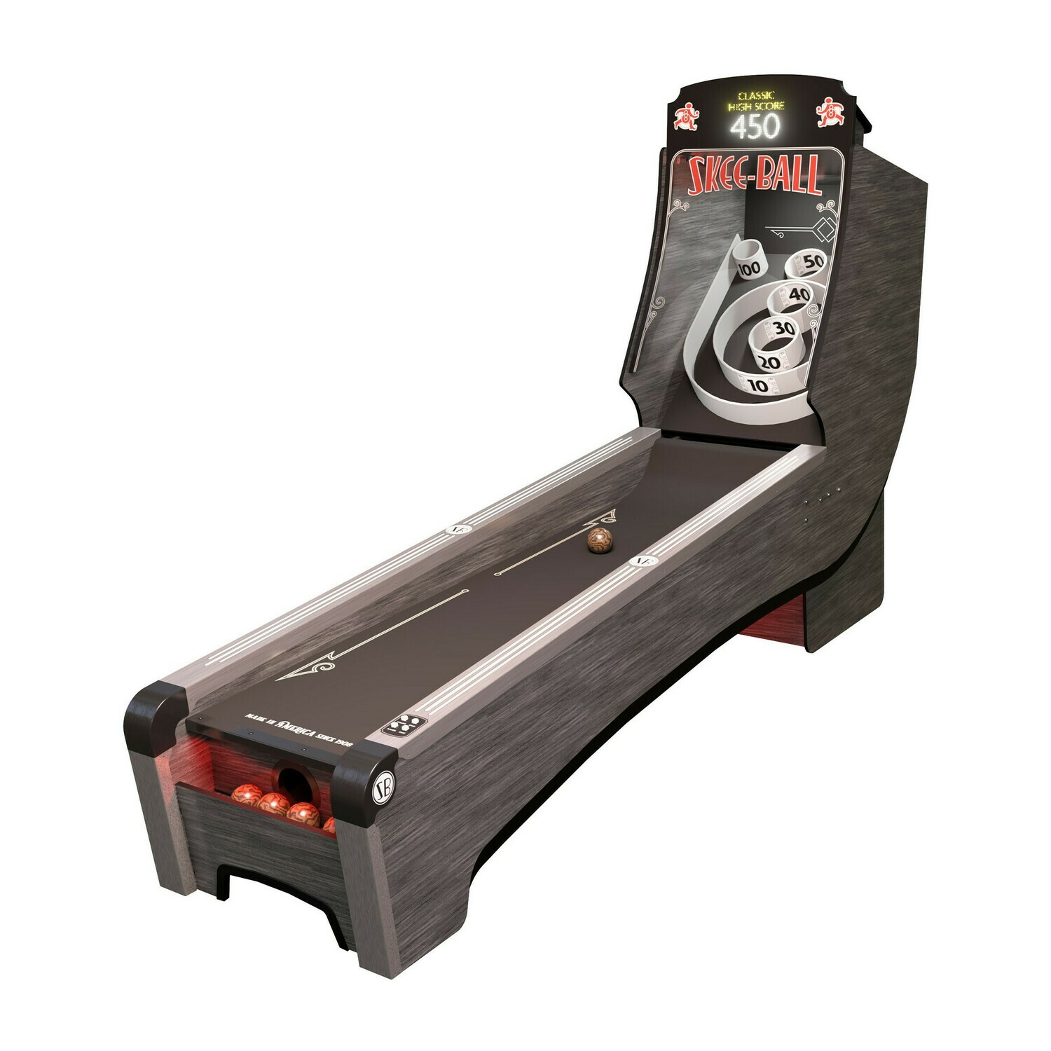 HOME ARCADE PREMIUM SKEE-BALL WITH COAL CORK