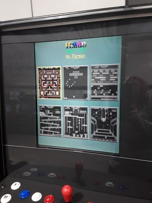 60 Games in 1 Multicade in Smaller (Cabaret) Cabinet