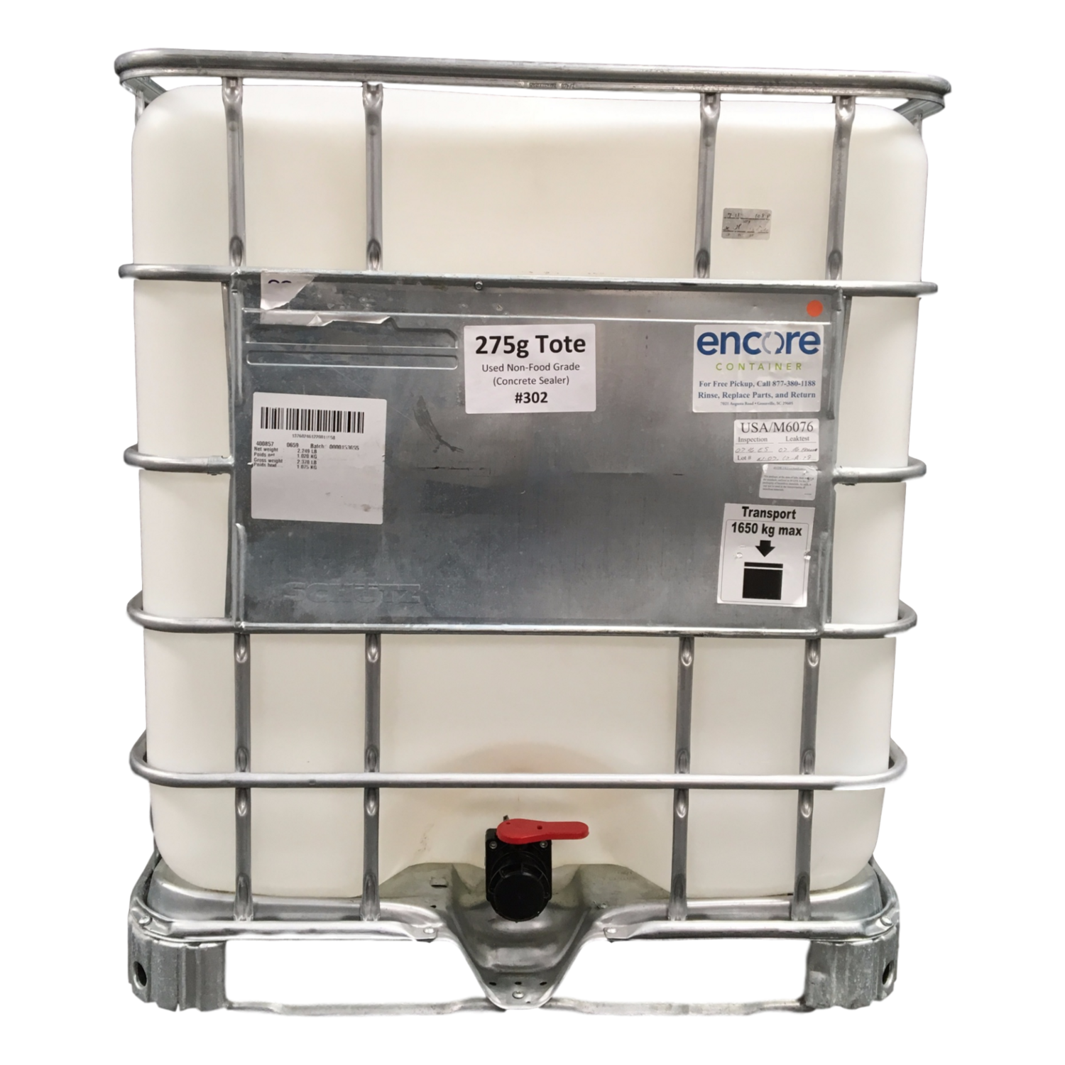 IBC Tote 275 Gallon- Non Food Grade