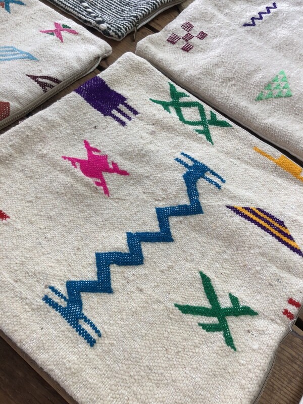Moroccan Wool Pillow Casses- Marjana