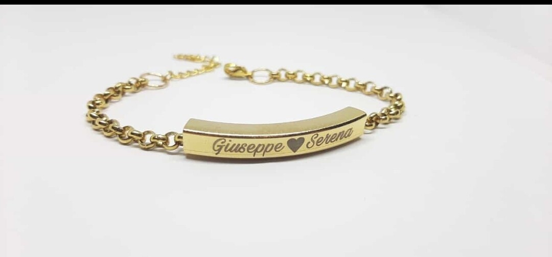 Bracciale 4D Personalizzabile Acciaio