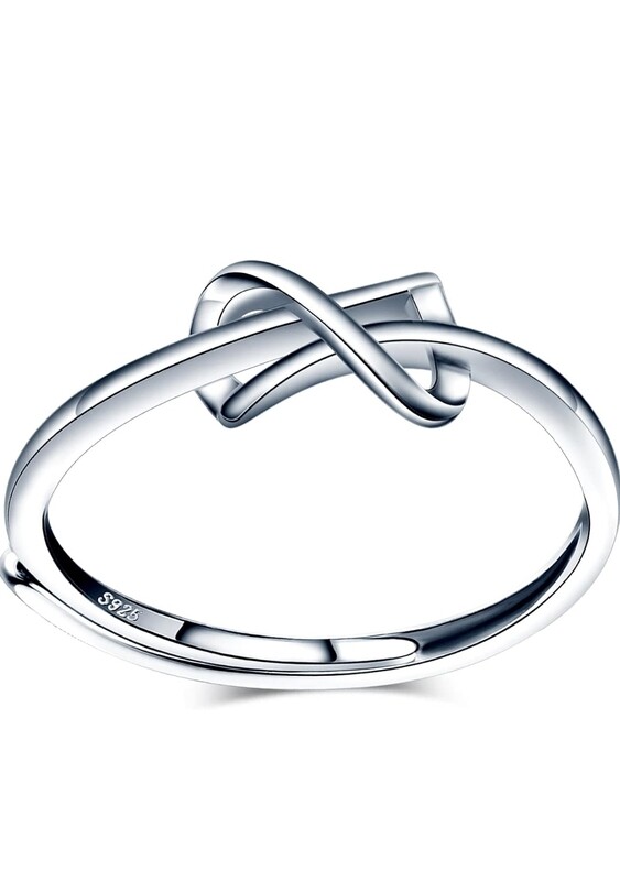 Anello Nodo regolabile Argento S925
