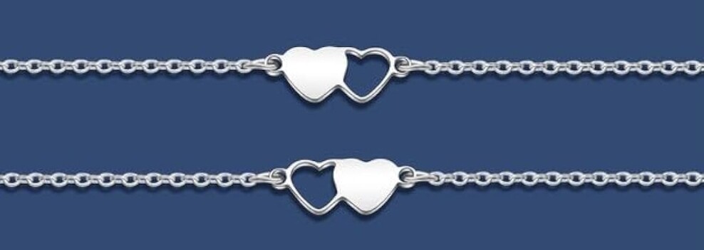 Bracciale 2/3/4/5 Cuori dell&#39;amicizia