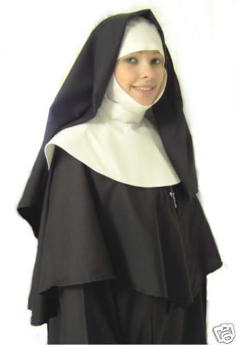 Authentic Looking 7 Piece Nun Costume
