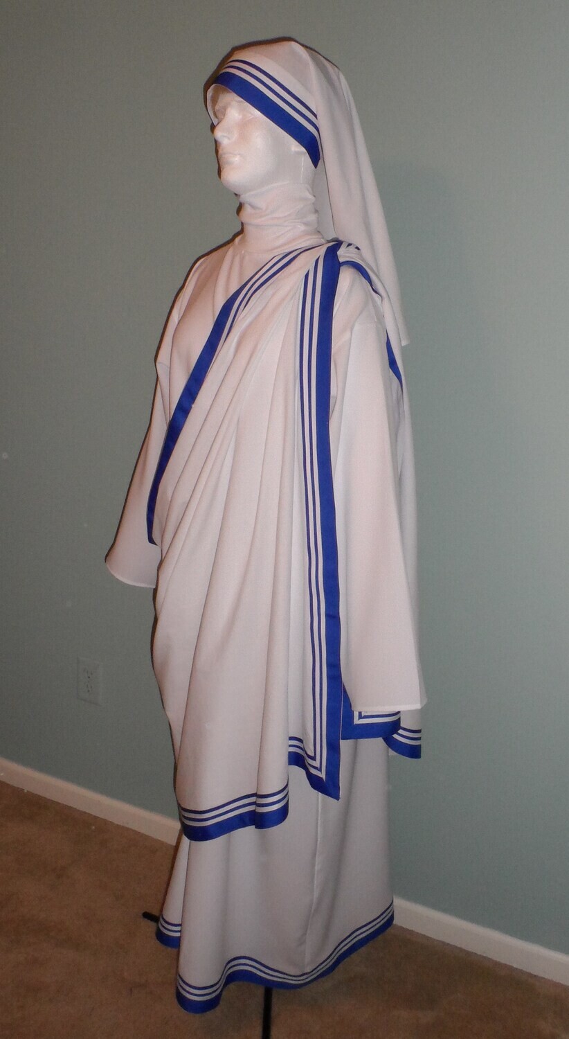 Mother Teresa Habit Costume Size Extra Large