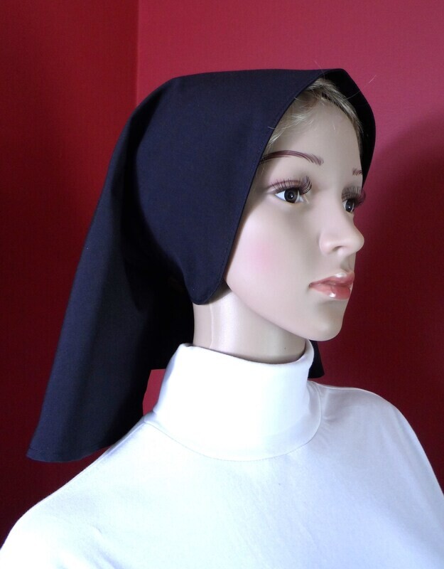 Short Work/Sickbed Veil in black or white