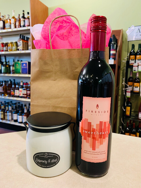 Sweetheart Wine And Rosemary Mint Candle
