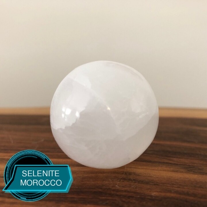 Wholesale Selenite white &amp; orange Spheres, Made From Natural Selenite Crystal