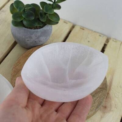 Wholesale Selenite Crystal Polished Charging Bowls, Made From Natural Selenite Crystal