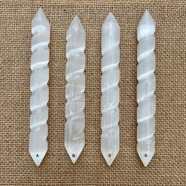 Wholesale Selenite wand, Made From Natural Selenite Crystal