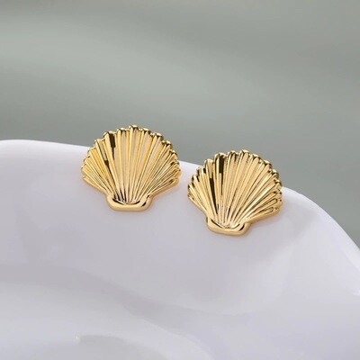 SHELL STAINLESS STEEL EARRINGS FOR WOMEN