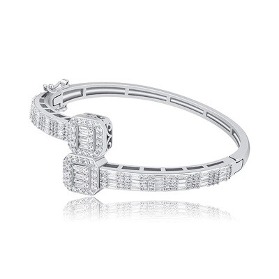 MICRO PAVE CUBIC ZIRCONIA HIP HOP BRACELET