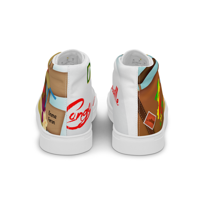 High top canvas shoes #2