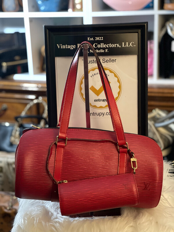LOUIS VUITTON
Epi Soufflot Castillan Red