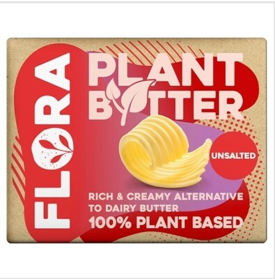 Flora vegan -unsalted butter 250g