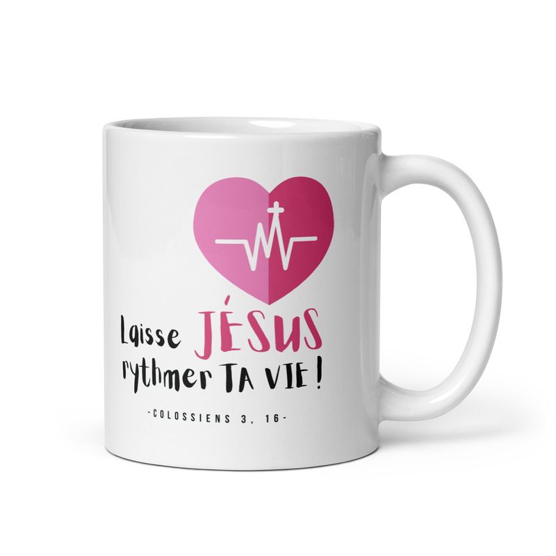 Mug &#39;Jésus rythme ta vie&#39;