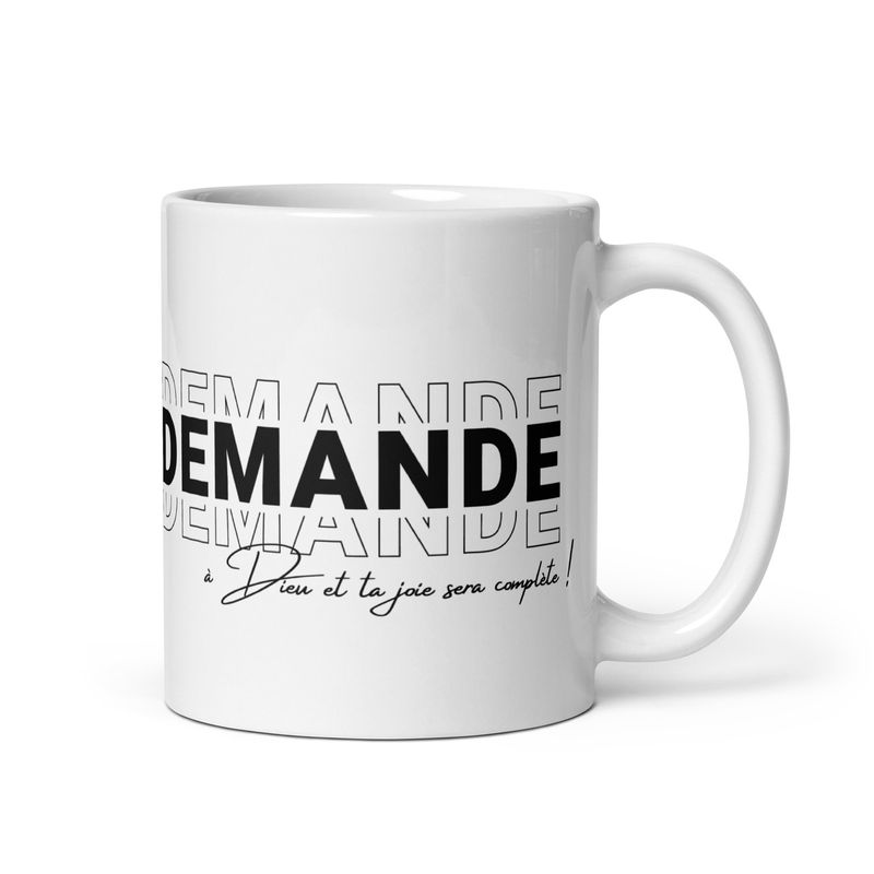 Mug &#39;Demande à Dieu&#39;