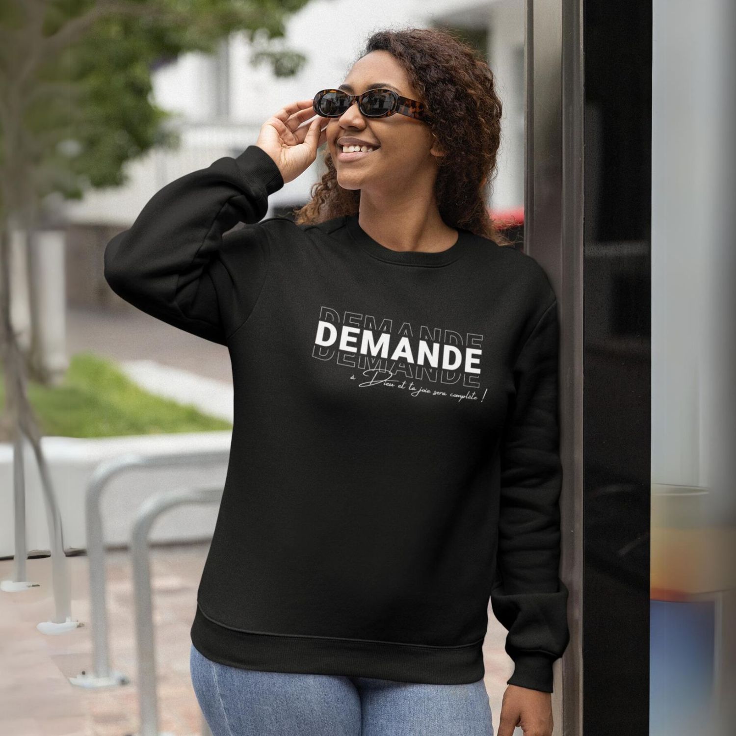 Sweat couleurs - Demande à Dieu