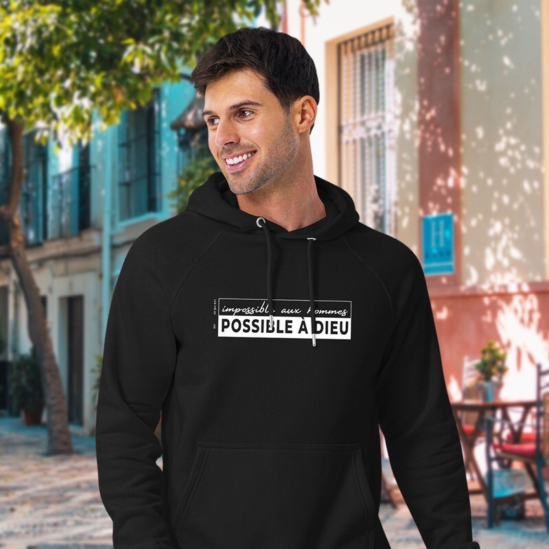 Sweat à capuche - Possible à Dieu