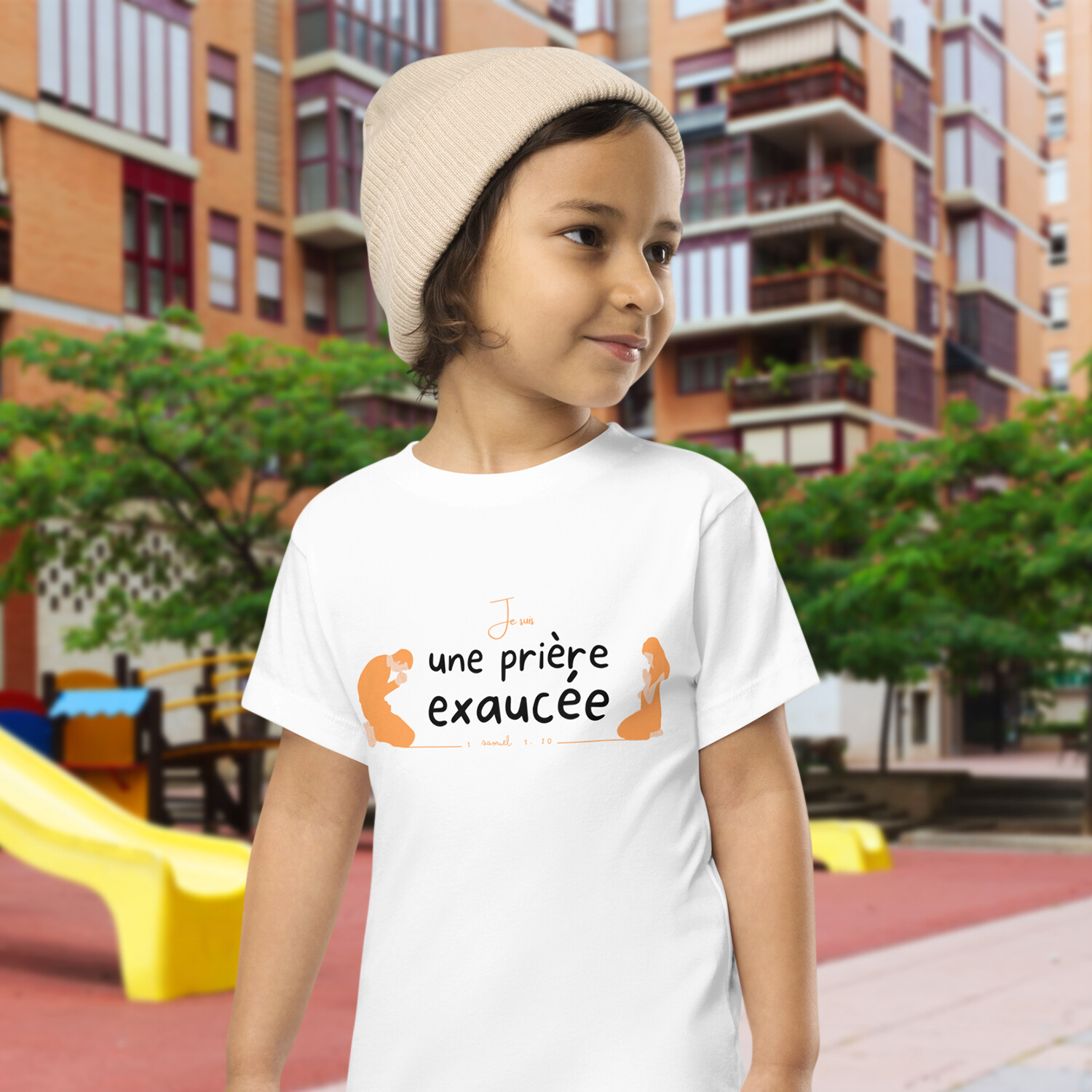 Je suis une prière exaucée - Blanc