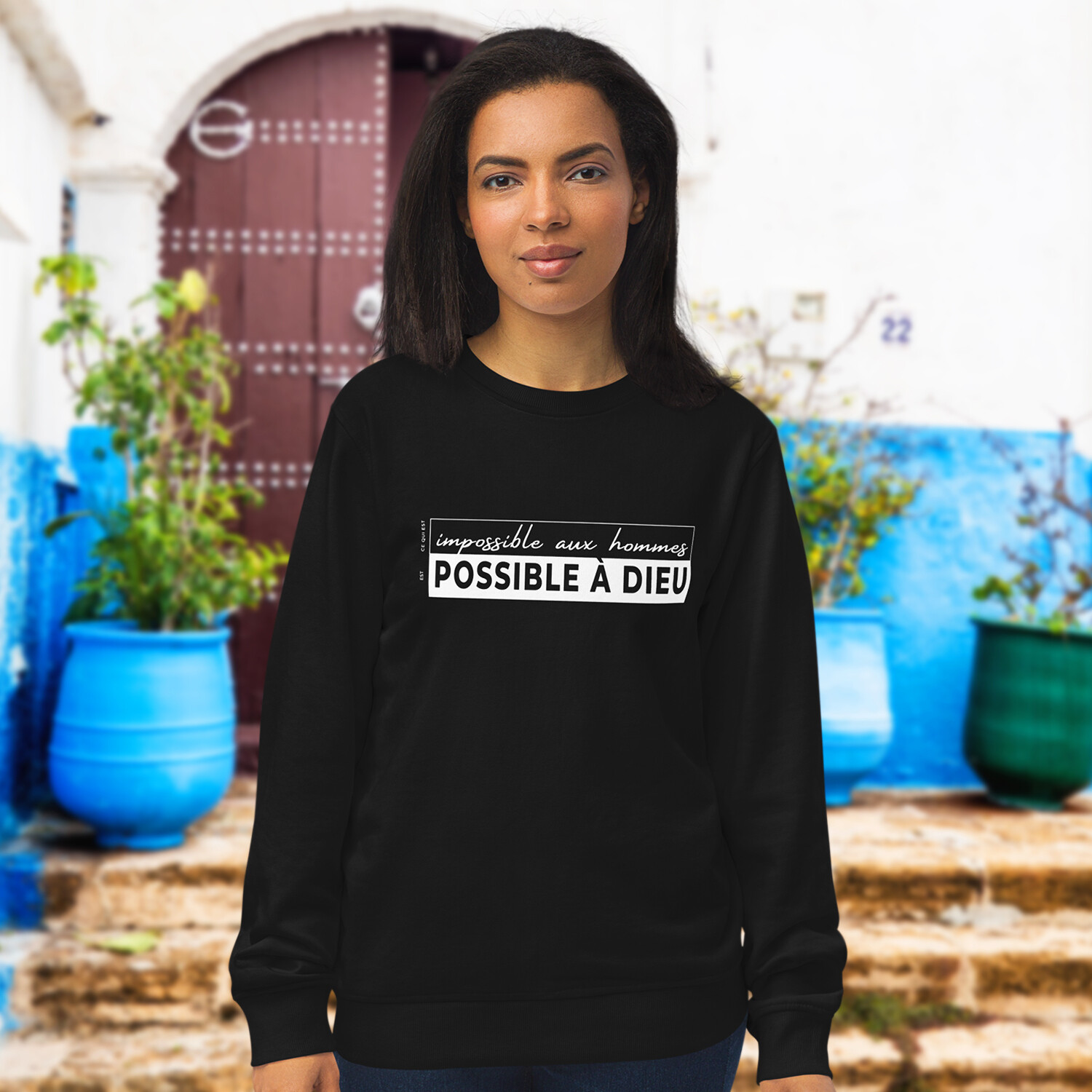 Sweat couleurs - Possible à Dieu