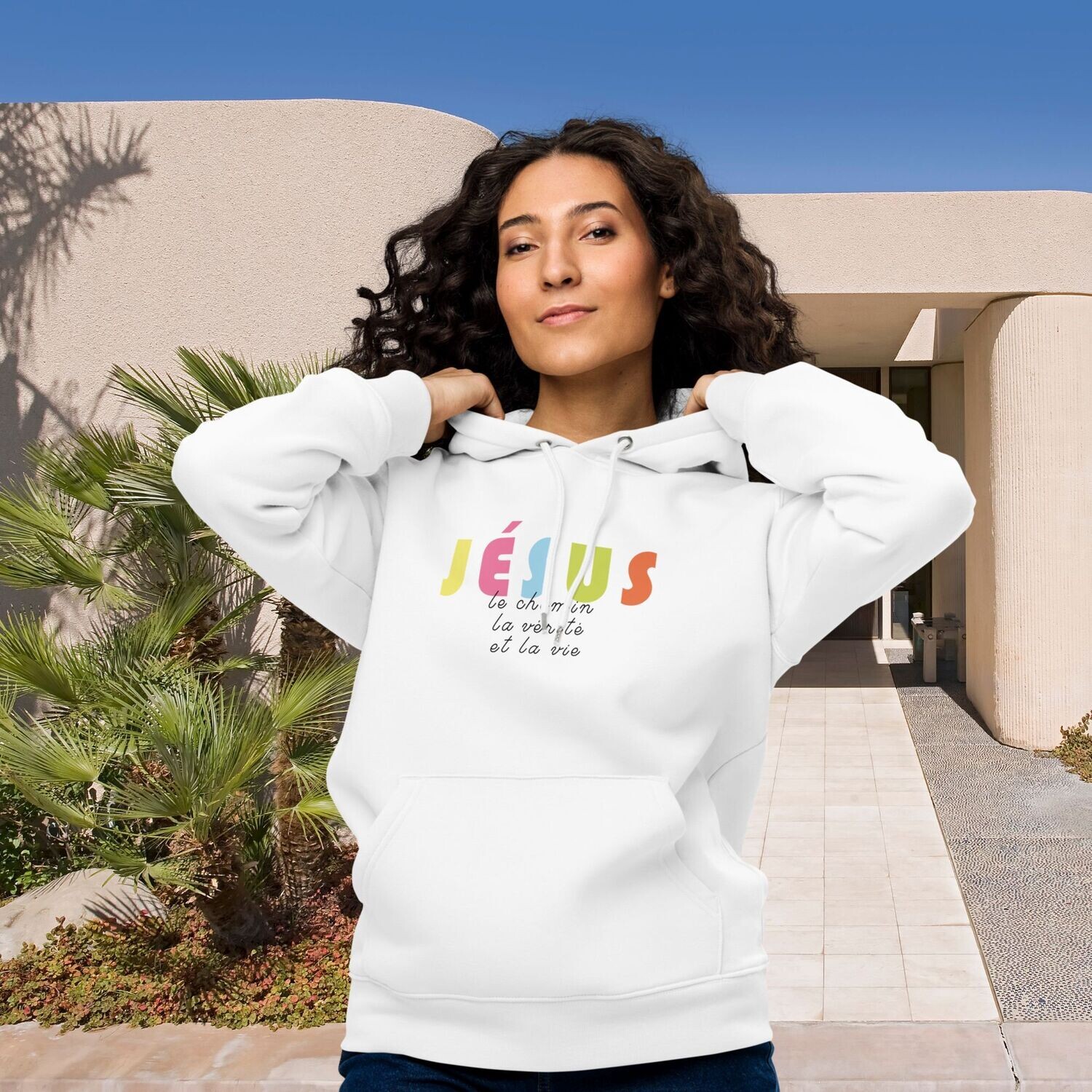 Sweat à capuche - Jésus, le Chemin...