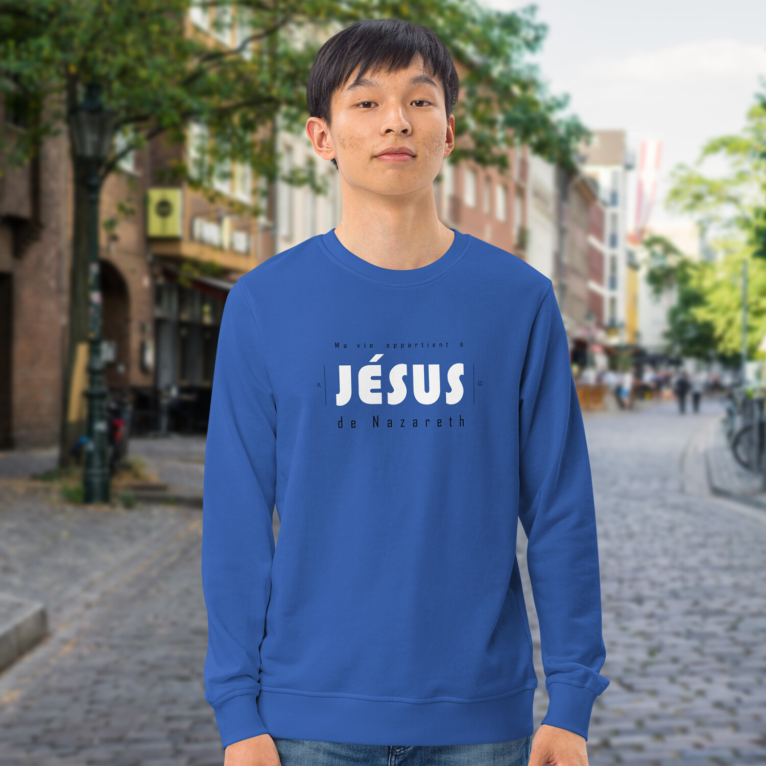 Sweat couleurs clair - Ma vie appartient à Jésus