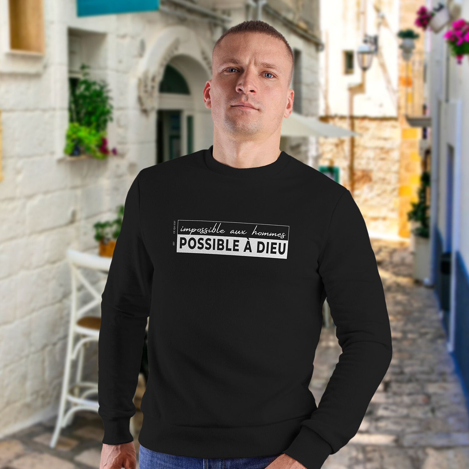 Sweat couleurs - Possible à Dieu