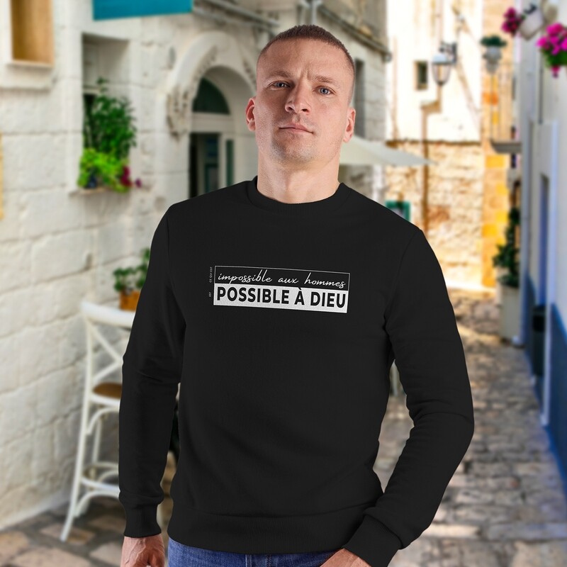 Sweat couleurs - Possible à Dieu