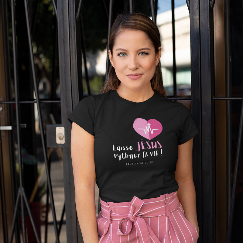 Laisse Jésus rythmer ta vie - Noir