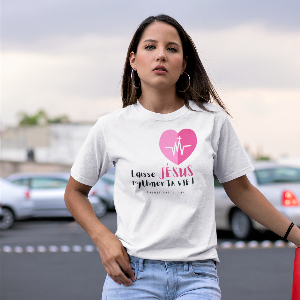Laisse Jésus rythmer ta vie - Blanc