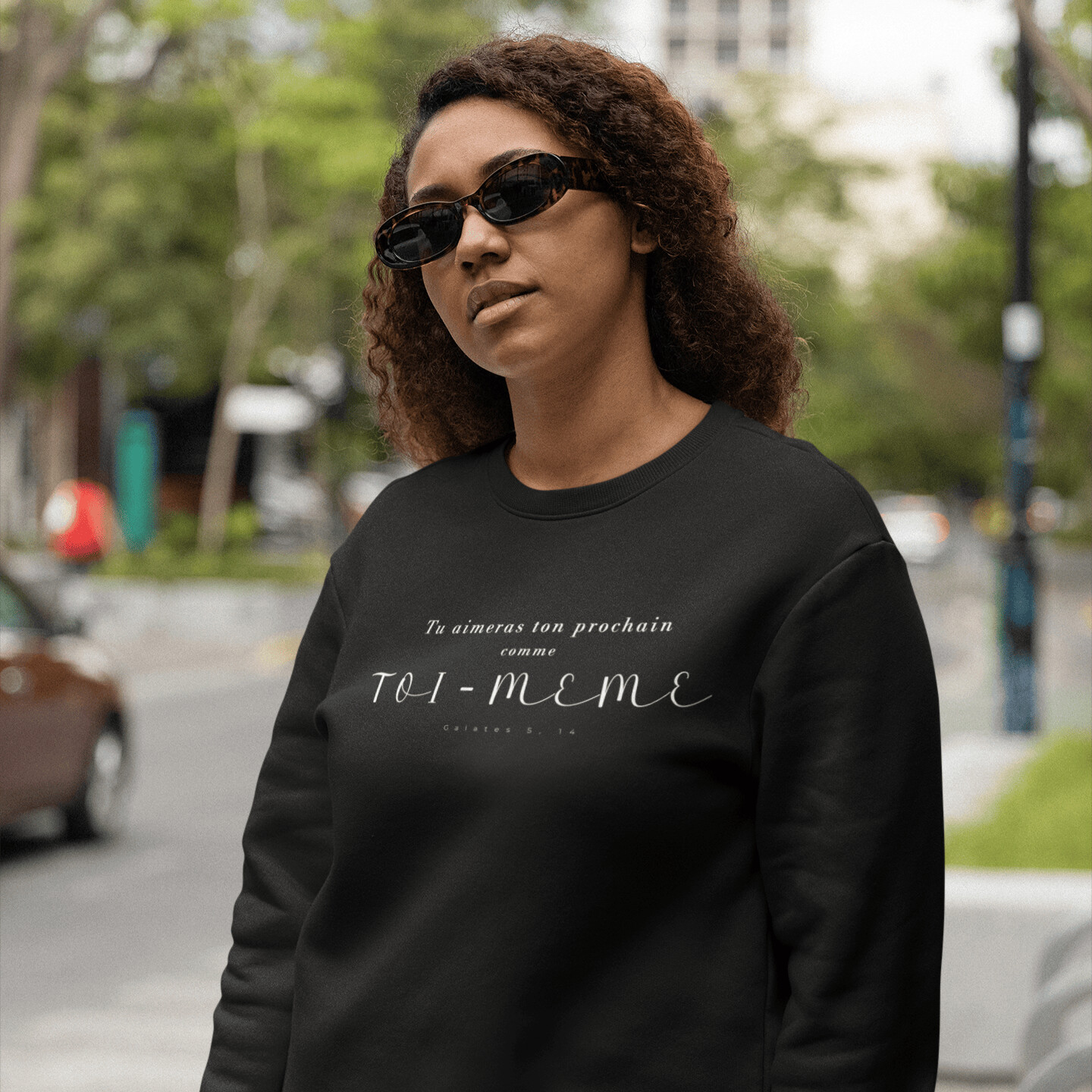 Sweatshirt couleurs - Tu aimeras ton prochain