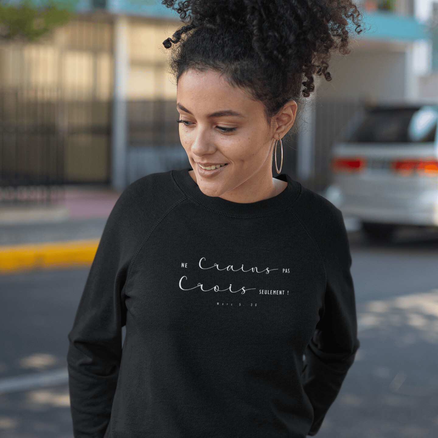 Sweatshirt couleurs - Ne crains pas