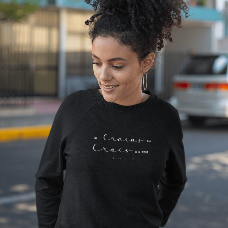 Sweatshirt couleurs - Ne crains pas