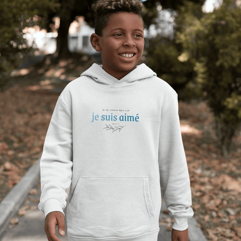 Sweat à capuche - Je suis aimé